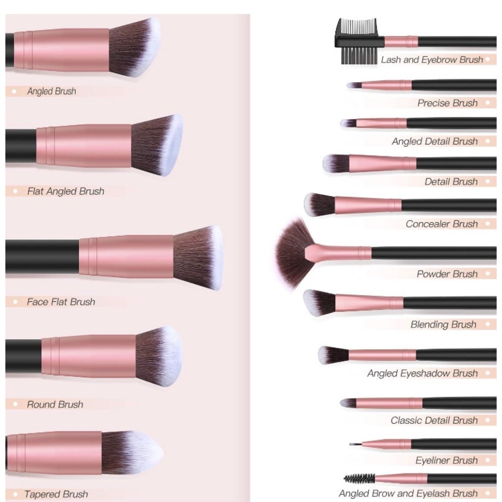 NWT Bestope 16 Piece Makeup Brush Set!